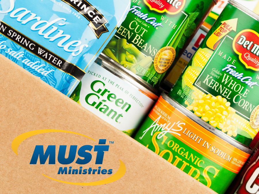 Windsong and MUST Ministries partner in August food drive.